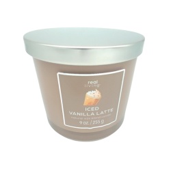 Jar Candle 9oz. Iced Vanilla Latte Real Living