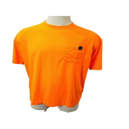 High Viz T-Shirt Orange Large Antimicrobial Forcefield
