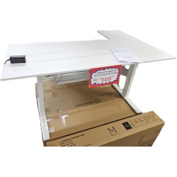 L-Shaped Standing Desk Electric Adjustable Height Reversible