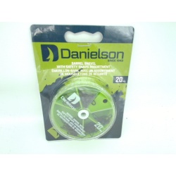 Barrel Swivel W/safety Snaps Assortment 20pcs. Danielson