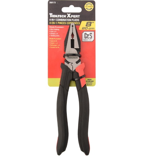 Combo Pliers 8 Black Carbon Steel Tooltech