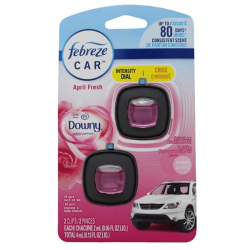 Air Freshener April Fresh Downy 2x2ml Febreze Car