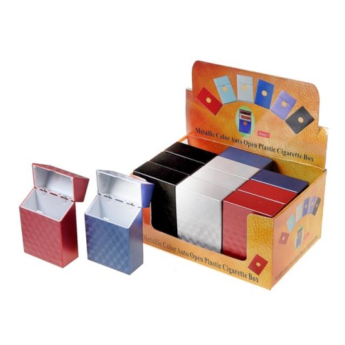 CIGARETTE CASE PLASTIC  SOLID COLORS