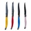 4pc. Steak Knife Set Assorted Colour Handles Laguiole Js Gourmet