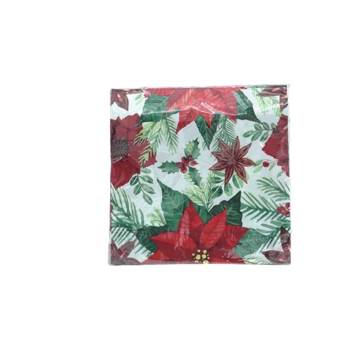 Christmas Serviettes Poinsettias