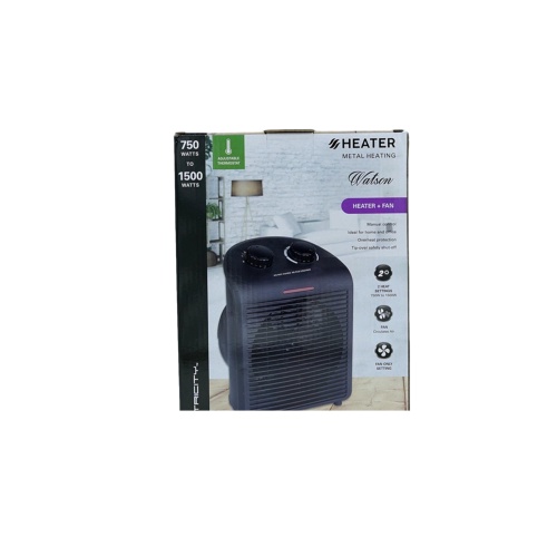 Heater Metal Heating 750W to 1500W Watson Heater + Fan