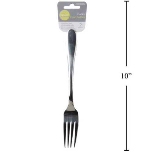 Dinner Fork 2 Pc Stainless Steel Luciano Gourmet