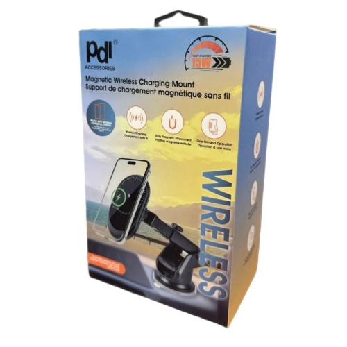 Magnetic Phone Mount w/ Wireless Charging PDI