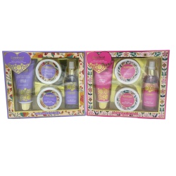 Sweetheart Bath Collection 4pcs. 310mL Coconut Mango Or Strawberry Vanilla