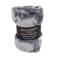 450gsm Flannel Blanket 90×90 – Grey-blue