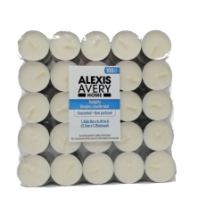 Tealights 100pk. Unscented Alexis Avery