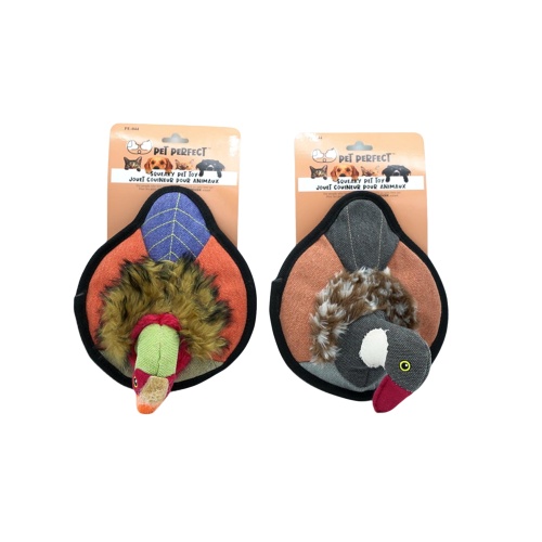 Squeaky Pet Toy Duck Ass't Colours Pet Perfect