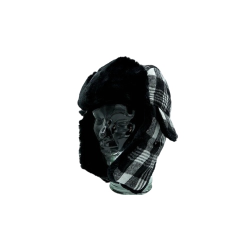 Fur Trapper Hat Checker Design Assorted