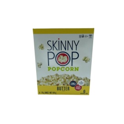 Skinny Pop Microwave Popcorn Butter Flavour 6 - 79g. Bags(endcap)