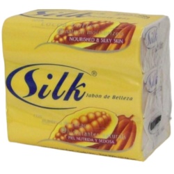 Silk Beauty Bar Cocoa Butter & Natural Moisturizers Nourished & Silky Skin 3pk 100gr