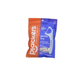 Floss Picks 75pk. Gentle Line Fresh Mint Plackers
