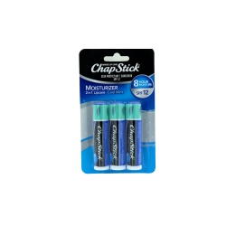 Chapstick 2 In 1 Moisturizer 3pk. Cool Mint Spf 12