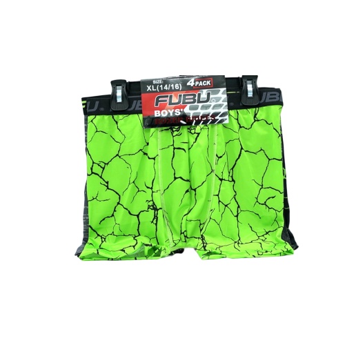 Boy's Boxer Briefs 4pk. Green Fubu