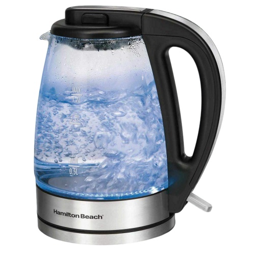 Glass Electric Kettle 1.7L 1500W Hamilton Beach (refurbished)