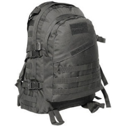 Tactical Pack 48L Black Mil-Spex 20x15"x10" Backpack"