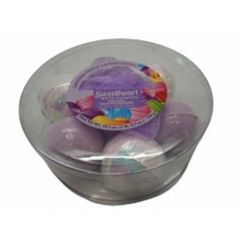 Bath Bomb 6pk. Assorted Sweetheart