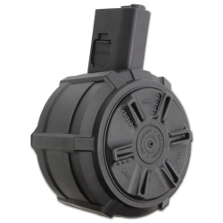 M4 Drum Magazine 1,500 Rd Auto Winding w/ LiPo Battery