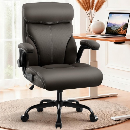 Office Chair Brown Ergonomic High Back