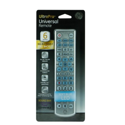 Universal Remote 6-Device GE UltraPro