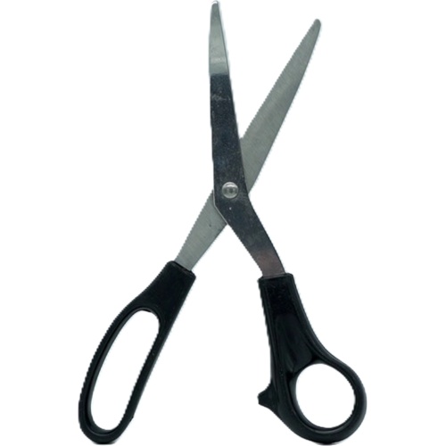 Scissors 8 Stainless Steel Blades Black Handle
