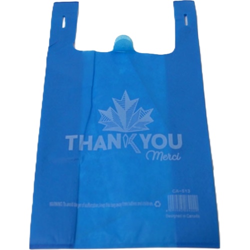 Reuseable Shopping Bag Blue merci Thank You