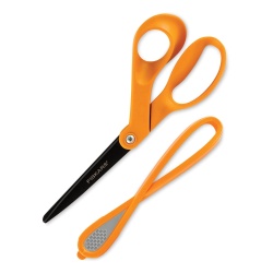 8 Non Stick Scissors w/Paper Cutter Fiskars"