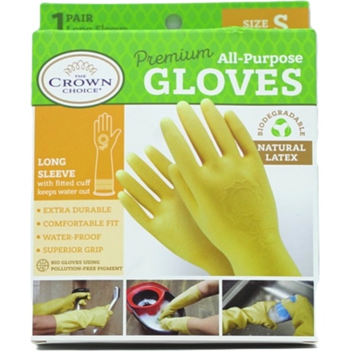 All Purpose Gloves Small Latex Long Sleeve The Crown Choice