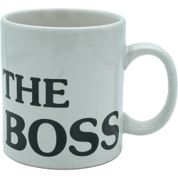 Mug The Boss White Ceramic