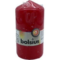 Pillar Candle 2.75 x 5" Red Bolsius"