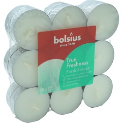 Tealight Candles 18pk. Fresh Breeze True Scents Bolsius
