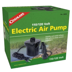 Air pump electric for large volume inflatables