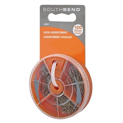 Hook Assortment 120pcs. w/Case Southbend