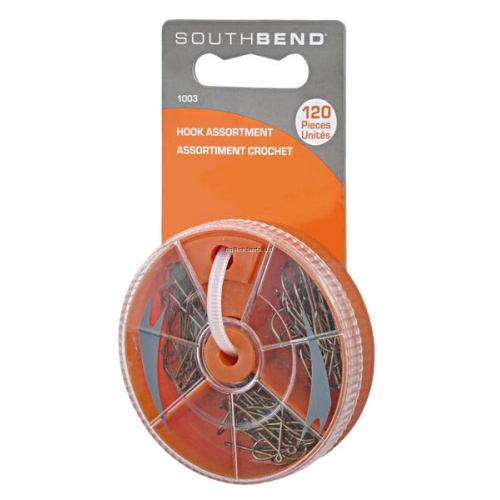 Hook Assortment 120pcs. w/Case Southbend