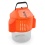 Collapsible Bait Bucket Orange Plastic South Bend