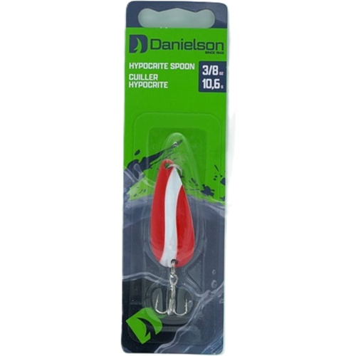 Hypocrite Spoon 3/8oz. Red/White Danielson