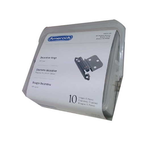 Hinge Decorative 10pk. Oil-Rubbed Bronze Amerock