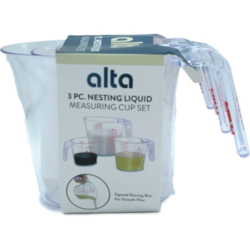 3pc. Nesting Liquid Measuring Cup Set Alta