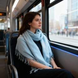 Pashmina Style Scarf Grey