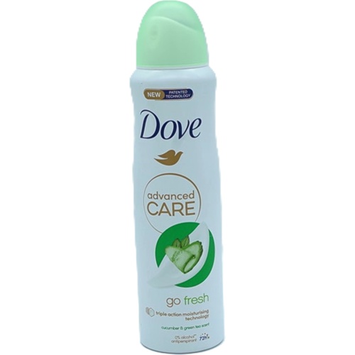 Dove Antiperspirant Spray Cucumber & Green Tea 150mL Go Fresh 72h.