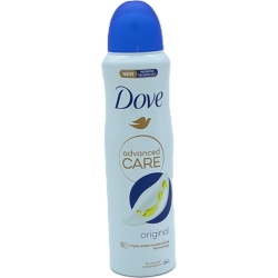 Dove Antiperspirant Spray Original 150mL 72h.
