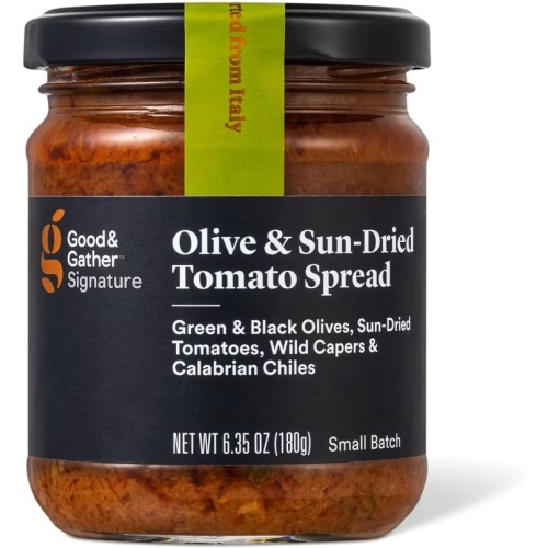 Olive & Sun-dried Tomato Spread 180g. Small Batch Good & Gather Signature