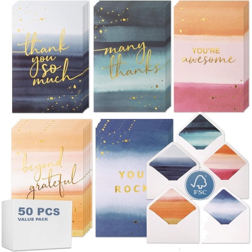 Appreciation Cards 50pk. Vns Creations