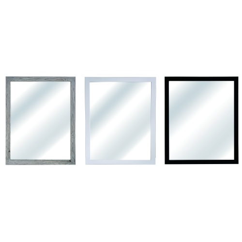 Rectangular Mirror Mdf Border 17.7x21.7 Inches Assorted Colours