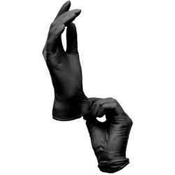 Nitrile Gloves Black Large/X-Large 6Pk Sani-Guard
