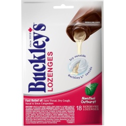 Buckley's Lozenges Menthol 18pk.
